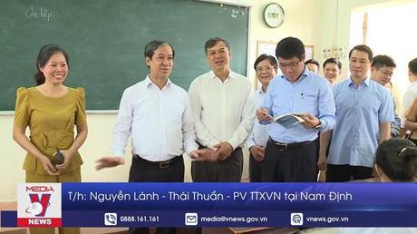 Kiểm tra công tác chuẩn bị thi tốt nghiệp THPT tại Nam Định