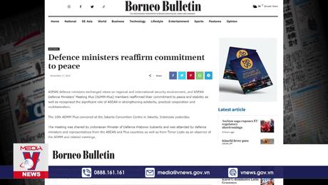 Điểm báo quốc tế cuối tuần ngày 18/11/2023 