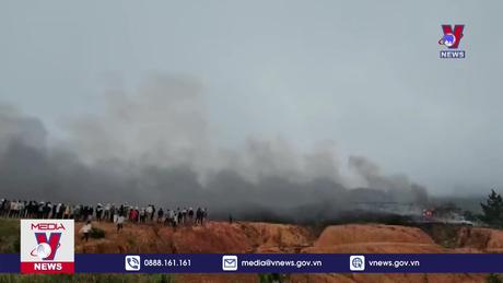 Cháy trang trại nấm rộng hơn 3 hecta ở Lâm Đồng 