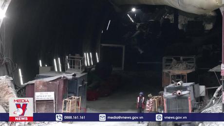 Ấn Độ công bố hình ảnh về công nhân mắc kẹt trong đường hầm