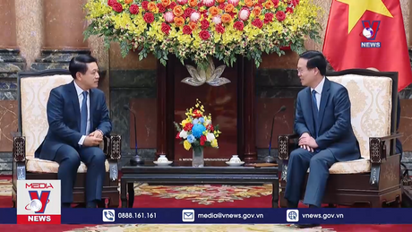 Chủ tịch nước Võ Văn Thưởng tiếp Phó Thủ tướng, Bộ trưởng Ngoại giao Lào 