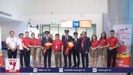 Vietjet khai trương hai đường bay đến Pert và Adelaide, Australia