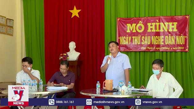 Hiệu quả từ mô hình “Ngày thứ sáu nghe dân nói”