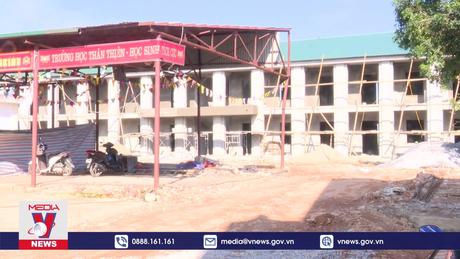 Nhiều khó khăn trong xây dựng  trường chuẩn Quốc gia khu vực miền núi