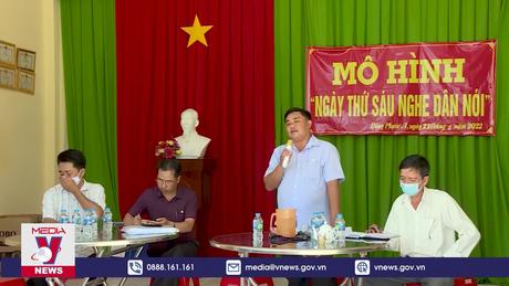 Hiệu quả từ mô hình “Ngày thứ sáu nghe dân nói”