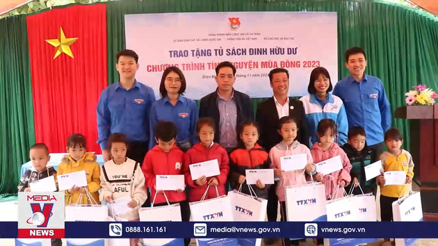 “Tủ sách Đinh Hữu Dư” đến với học sinh vùng cao Điện Biên