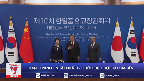 Hàn–Trung–Nhật nhất trí khôi phục hợp tác ba bên