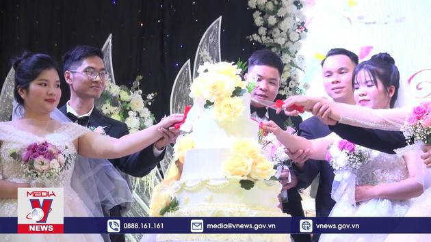 Lễ cưới tập thể của 17 cặp đôi công nhân lao động