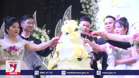Lễ cưới tập thể của 17 cặp đôi công nhân lao động
