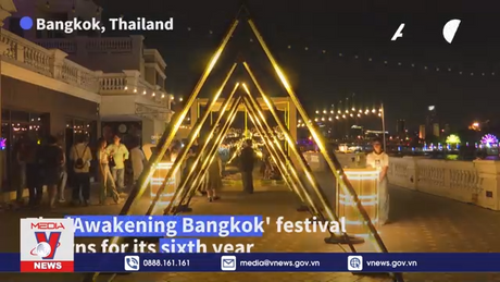 Nghệ thuật sắp đặt thắp sáng thủ đô Bangkok