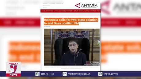 Indonesia kêu gọi giải pháp 2 nhà nước để chấm dứt xung đột ở Gaza