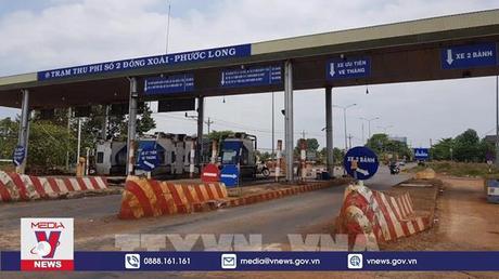 Các trạm thu phí BOT tại Bình Phước đồng loạt giảm giá vé