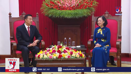 Thường trực Ban Bí thư tiếp đại biểu Chính hiệp Trung Quốc