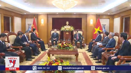 Trưởng Ban Nội chính Trung ương tiếp Đoàn đại biểu Ủy ban Chính pháp Trung ương ĐCS Trung Quốc