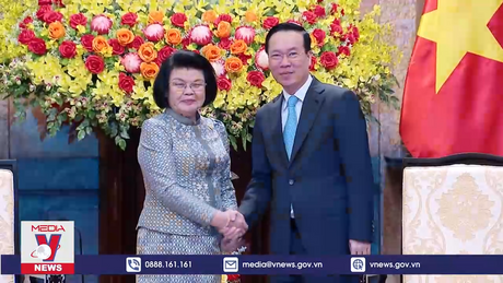 Chủ tịch nước tiếp Chủ tịch Quốc hội Campuchia