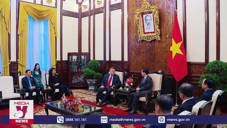 Chủ tịch nước tiếp TTK Liên đoàn Hiệp hội Công đoàn thế giới