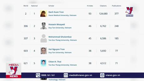 5 nhà khoa học Việt vào bảng xếp hạng thế giới 