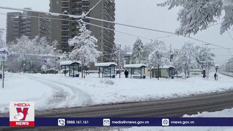 Giao thông tại Đức gián đoạn do tuyết rơi dày