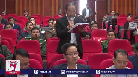 Đồng chí Trần Cẩm Tú tiếp xúc cử tri tại tỉnh Lào Cai