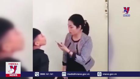 Xác minh làm rõ nhóm học sinh tập trung gây rối, xúc phạm giáo viên