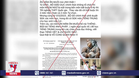 Đề nghị điều tra xuyên tạc quyết định phê duyệt sách giáo khoa tiếng Trung