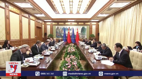 Lãnh đạo EU và Trung Quốc họp trực tiếp lần đầu sau 4 năm
