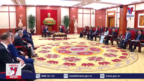 Tổng Bí thư Nguyễn Phú Trọng tiếp Thủ tướng Belarus