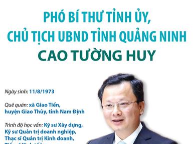 Phó Bí thư Tỉnh ủy, Chủ tịch UBND tỉnh Quảng Ninh Cao Tường Huy