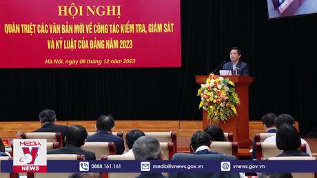 Quán triệt các văn bản mới về kiểm tra, giám sát, kỷ luật Đảng