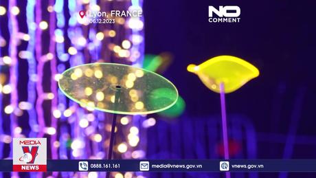 Rực rỡ lễ hội ánh sáng tại thành phố Lyon, Pháp