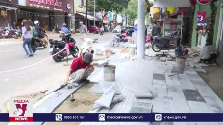 Cải tạo vỉa hè theo hình thức nhà nước và nhân dân cùng làm