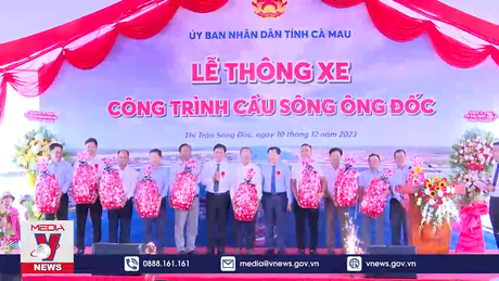Thông xe cầu sông Ông Đốc, Cà Mau