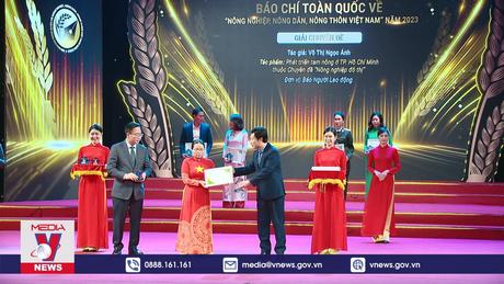 Trao giải Báo chí toàn quốc về nông nghiệp, nông dân, nông thôn
