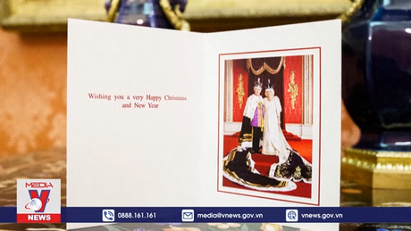 Hoàng gia Anh công bố thiệp Giáng sinh