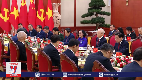 Tổng Bí thư Nguyễn Phú Trọng hội đàm với Tổng Bí thư, Chủ tịch nước Trung Quốc Tập Cận Bình​