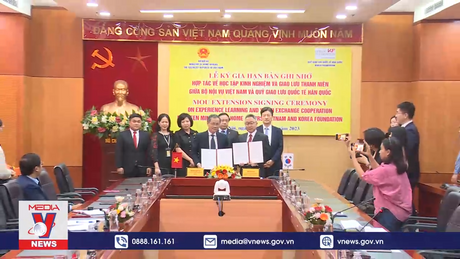 Gia hạn Bản ghi nhớ hợp tác về thanh niên Việt Nam – Hàn Quốc