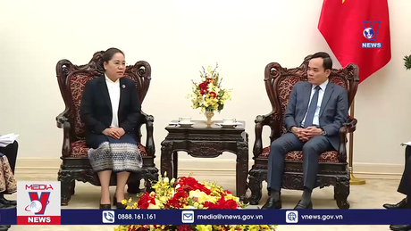 Phó Thủ tướng Trần Lưu Quang tiếp Bộ trưởng Thông tin, Văn hoá và Du lịch Lào