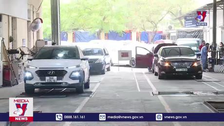 Lượng phương tiện đăng kiểm lại tăng đột biến 