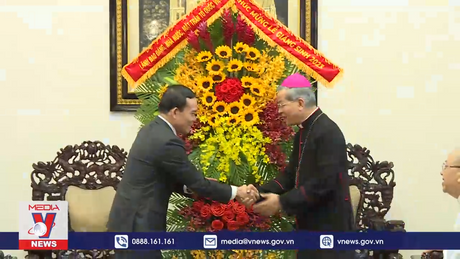 Phó Thủ tướng Trần Lưu Quang chúc mừng Giáng sinh 2023 tại TP.HCM