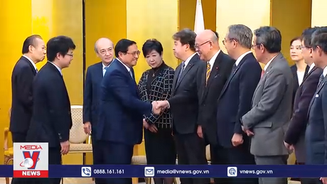 Thủ tướng tiếp Hội nghị sĩ hữu nghị Nhật – Việt