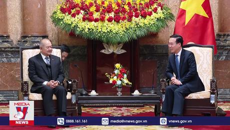 Chủ tịch nước Võ Văn Thưởng tiếp Phó Thủ tướng Lào Kikeo Khaykhamphithoune