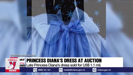Đấu giá kỷ lục váy của công nương Diana
