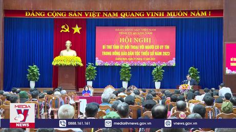 Quảng Nam đối thoại với người có uy tín trong đồng bào dân tộc thiểu số