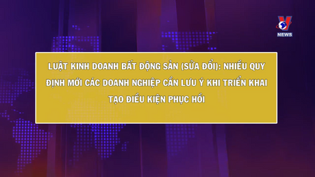 Hỗ trợ pháp lý: Luật Kinh doanh Bất động sản (sửa đổi)