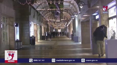 Không khí Giáng sinh ảm đạm tại Jerusalem