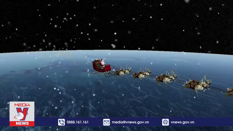 NORAD công bố điểm xuất phát của Ông già Tuyết