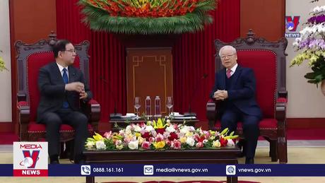 Tổng Bí thư tiếp Đoàn đại biểu Đảng Cộng sản Nhật Bản