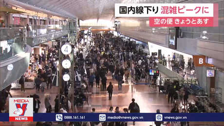 Sân bay và nhà ga Nhật Bản quá tải dịp Năm Mới