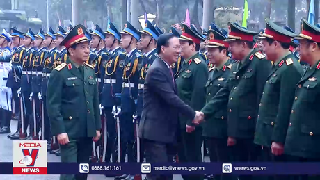 Chủ tịch nước Võ Văn Thưởng dự Hội nghị Quân chính toàn quân năm 2023