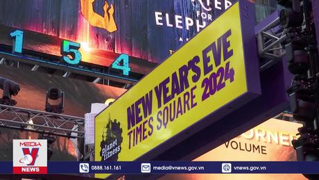 Thành phố New York (Mỹ) chuẩn bị đếm ngược đêm Giao thừa
